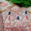 Lehenga Set - Peach Embroidered