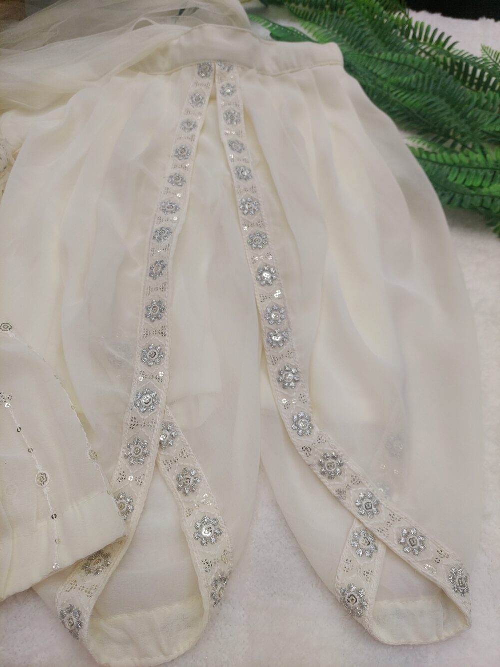 Dhoti Set - Ivory/Cream