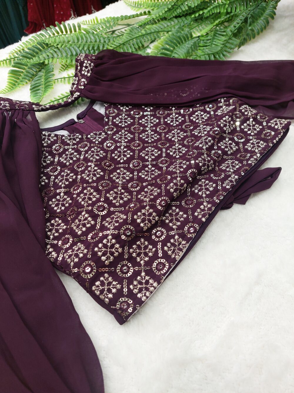 Purple Pocket Palazzo