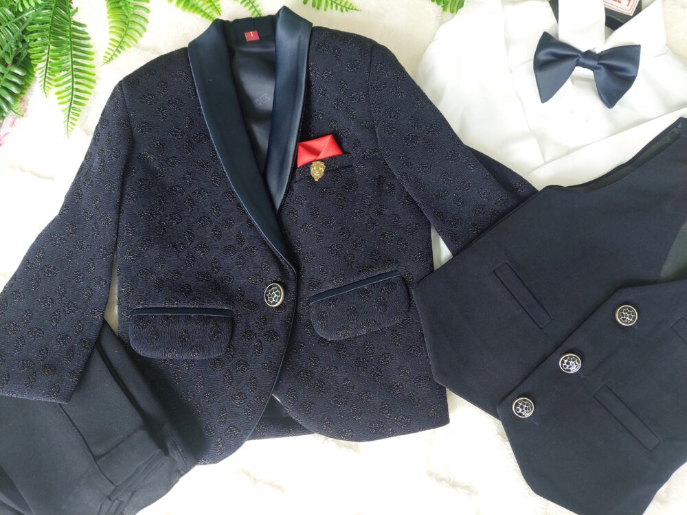 Navy Blue Suit Set