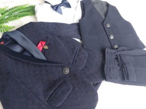 Navy Blue Suit Set