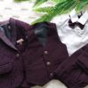 Purple Coat Set
