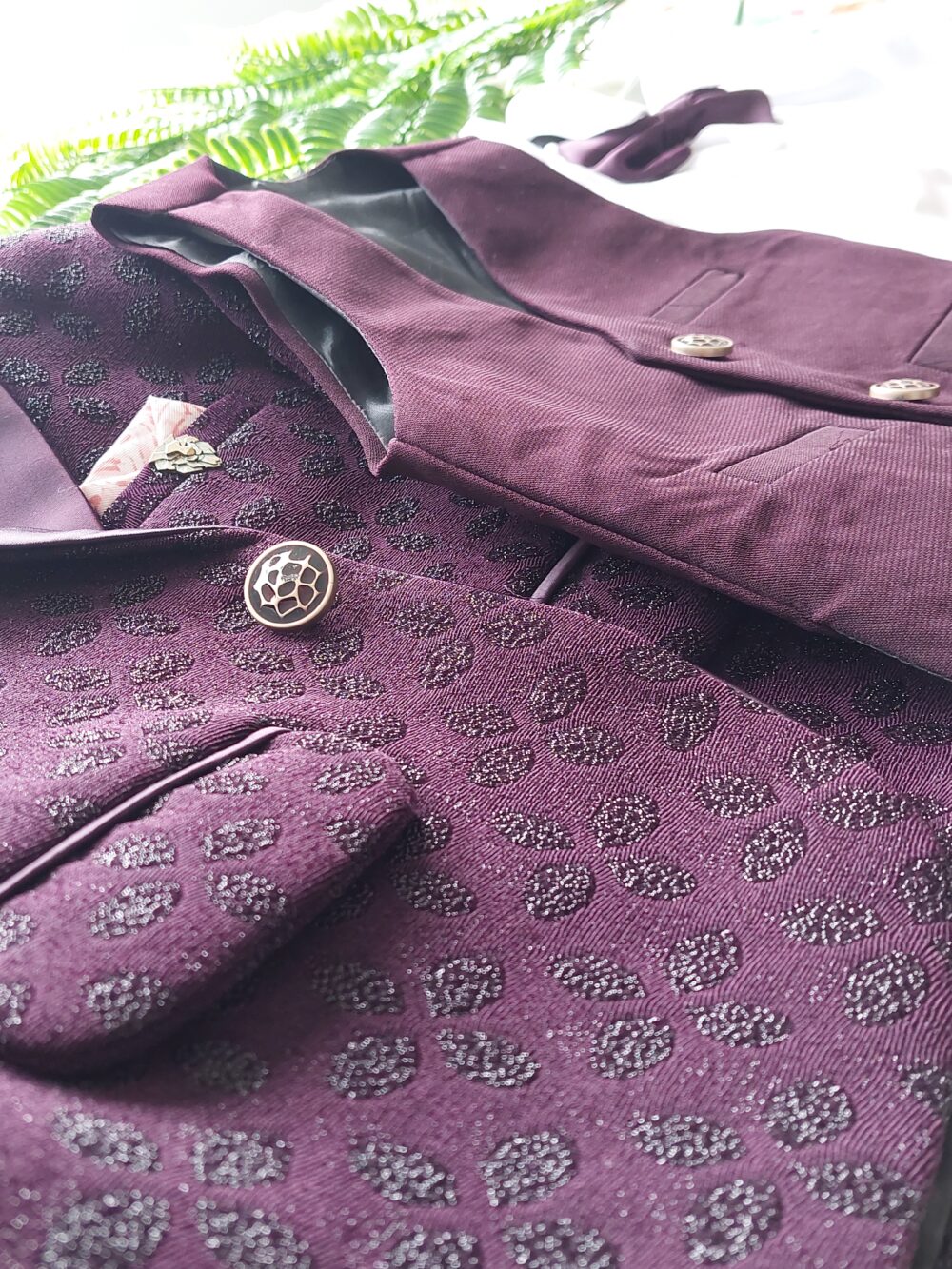 Purple Coat Set