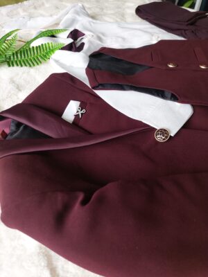 Maroon Coat Set