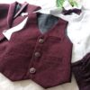 Maroon Coat Set